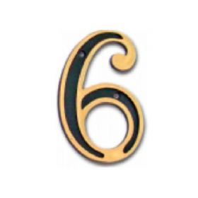 Número 6 para Residência Dourado - Emave