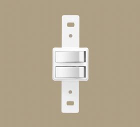 2 Interruptores Simples 10A/250V Blanc Ref.0603 - Fame