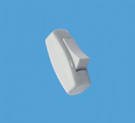 Interruptor Pera Simples 6A/250V Sobrepor Cinza Ref.0399 - Fame