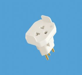 Adaptador para Tomada Bipolar 2P+T 10A Ref.2161 - Fame