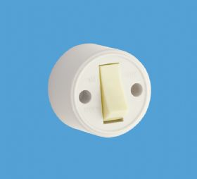 Interruptor Simples 10A/250V Sobrepor Cinza Ref.0222 - Fame