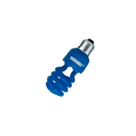 Lâmpada Fluorescente Espiral Azul 127 V 26 W - Taschibra