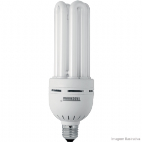 Lâmpada Fluorescente Compacta 4u 1270v 40W - Taschibra