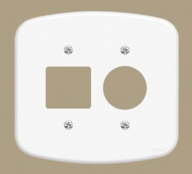Placa 4x4 F25 Blanc Ref.0954 - Fame