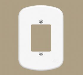 Placa 4x2 F3 Blanc Ref.0837 - Fame