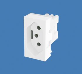 Módulo Tomada 2P+T 10A/250V Modulare / Evidence Ref.1427 - Fame