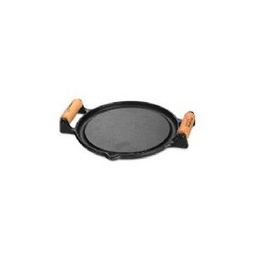 Chapa Bifeteira de Ferro Fundido Redonda 30 cm - Panela Mineira