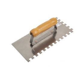 Desempenadeira de Aço Dentada 10 mm 12 x 26 cm - Cortag