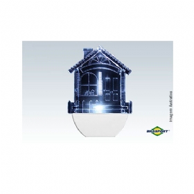Abajur de Luz Noturna Casa LED Branco 127 V - Brasfort