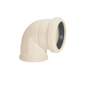 Joelho Esgoto 90º c/ Anel Labial 40x38 - Amanco