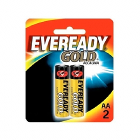 Pilha Alcalina Gold AA2 - Eveready