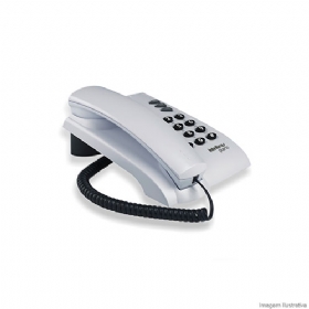 Telefone com Fio Pleno Cinza Ártico - Intelbras